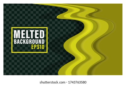 melted background illustration suitable for your banner or advertising and etc