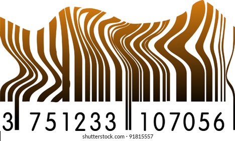 Melted barcode