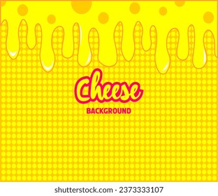 melted cheese Design background  Vector