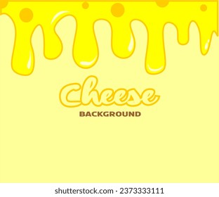 melted cheese Design background  Vector