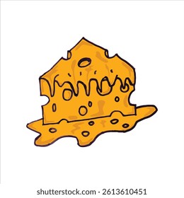 melted cheese image that looks delicious and yummy - complete color image