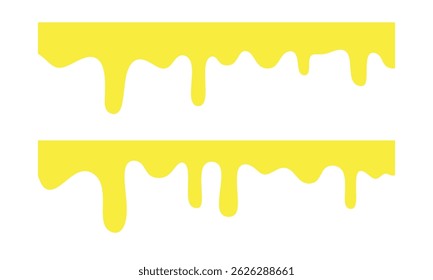 melted cheese isolated on white background. Flowing liquid isolated on white background. leak, splash, spilled liquid.