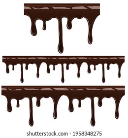 Sirope de choco fundido sobre la espalda blanca