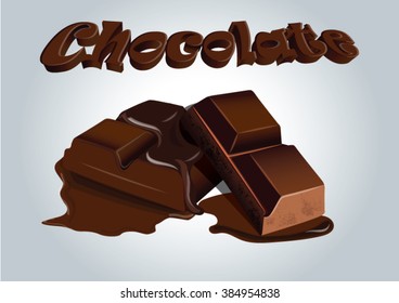 melted chocolate