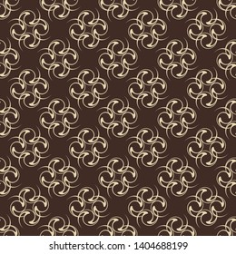 Melted chocolate. Abstract shapes composition. Eps8 vector.