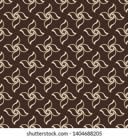 Melted chocolate. Abstract shapes composition. Eps8 vector.
