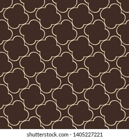 Melted chocolate. Abstract shapes composition. Eps8 vector.