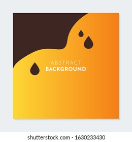 Melted chocolate background. Abstract orange gradient background. Suitable for brochure, flyer, and social media post background