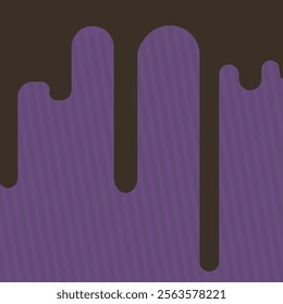 Melted chocolate forms flowing streams on cones, creating a visually delicious seamless dessert pattern.