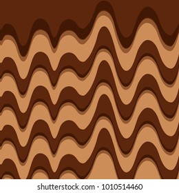 Melted Chocolate Sweet Pattern Design