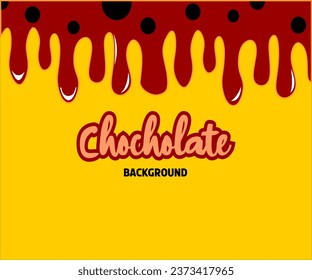 melted chocolate vector design background