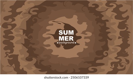 melted circle chocolate abstract background. Background with space for design. celebrations, paper, cards, banners, posters