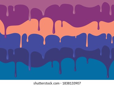 Melted colors colorful abstract painting on background