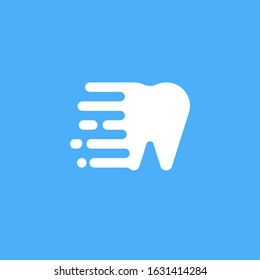 melted dental logo icon design