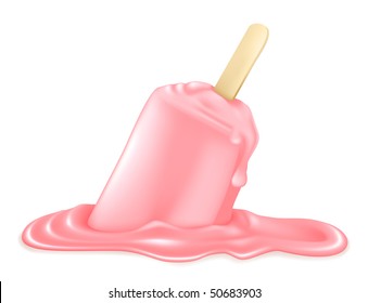 Melted Ice Cream, Vector