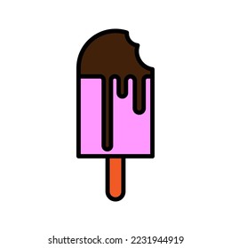 geschmolzenes Eis, Vektorsymbol