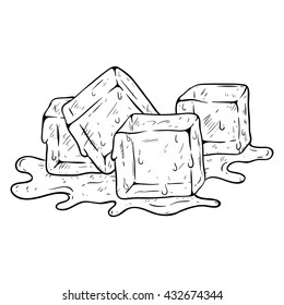 Ice Cube Drawing Images, Stock Photos & Vectors | Shutterstock