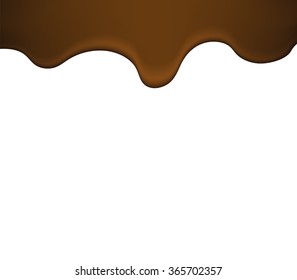melted liquid chocolate