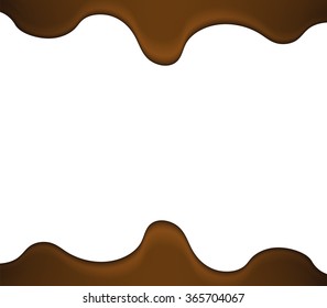 melted liquid chocolate