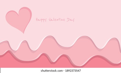 Diseño de fondo de color rosa fundido. Buena plantilla para el diseño de San Valentín.