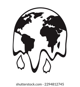 Melted World Wide Patch V66 Patch Streetwear, Urban Design Colors Black and White Colors Patch Uso comercial