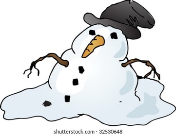 1,215 Snowman melting Stock Vectors, Images & Vector Art | Shutterstock