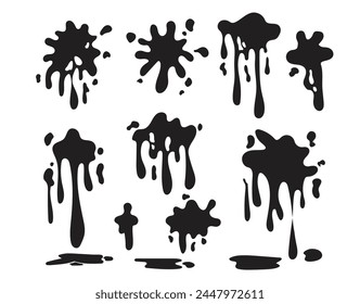 Melting hand drawn clipart vector design