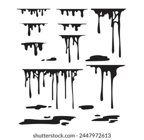 Melting hand drawn clipart vector design