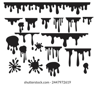 Melting hand drawn clipart vector design