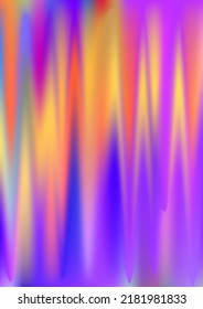 Melting hologram gradient background. Iridescent pastel holo print texture. Holographic rainbow neon color pattern. Pearlescent vanilla vector backdrop. Spectrum blur aura gradient fluid paper.
