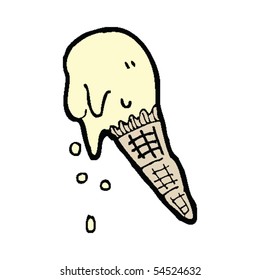 Melting Ice Cream Drawing: เวกเตอร์สต็อก (ปลอดค่าลิขสิทธิ์) 54524632