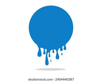 Melting icon symbol. vector illustration