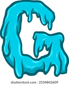 Elemento de Vector del alfabeto de letras de fusión