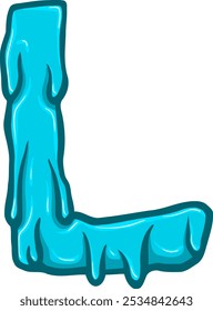 Elemento de Vector del alfabeto de letras de fusión