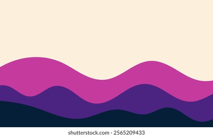 melting liquid purple dripping on white background. melted grape ice cream. summer illustration. flat modern style.