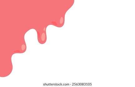 melting pink cream. melted pink paint. abstract wavy pink background. pink candy background. cute gum background.