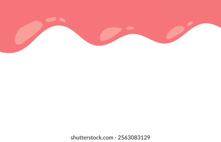 melting pink cream. melted pink paint. abstract wavy pink background. pink candy background. cute gum background.