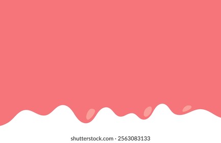 melting pink cream. melted pink paint. abstract wavy pink background. pink candy background. cute gum background.