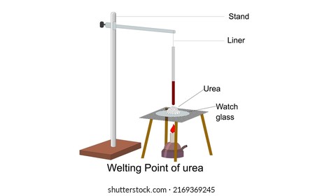 Melting Point of Urea - illustration