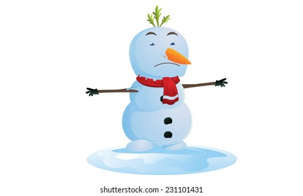 Melting Snowman 