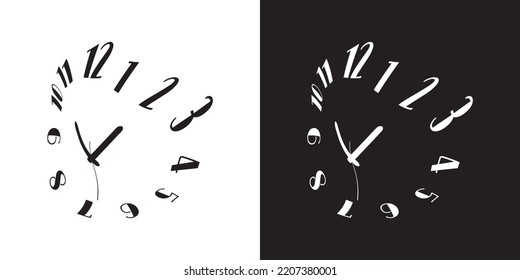  melting watches, deformed wall clock.