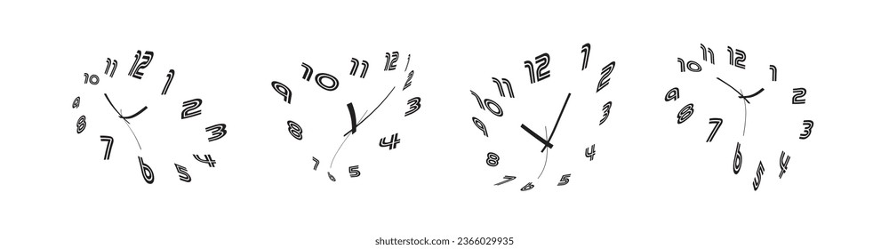  melting watches, deformed wall clock.