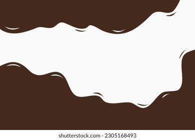 Melty syrup flat illustration, flat vector design, delicious jam, simple flat design for background and other