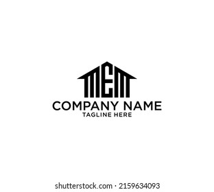 Mem Home Logo Design Illustration