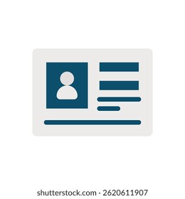 Member Badge Icon for Loyalty Program and Shopping Club. User card vector for points, perks, and benefits. Flat Icon