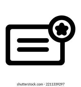 Member card icon isolated vector illustration on white background. High quality black style ID cardvector icon