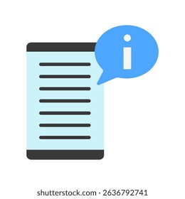 Member Info flat color, mini illustration icon. use for modern concept, print, UI, UX kit, web and app development. Vector related to account management, ecommerce, banking and finance.