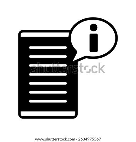 Member Info glyph, mini illustration icon. use for modern concept, print, UI, UX kit, web and app development. Vector related to account management, ecommerce, banking and finance.