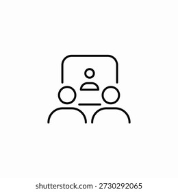 member view icon sign vector
