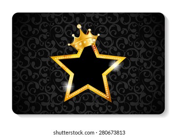 Members, Gift  Card Template Vector Illustration EPS10